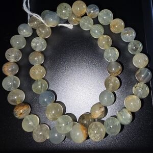 8mm The Healer Prehnite Golden Healer Blue Calcite ON SALE 🔥
